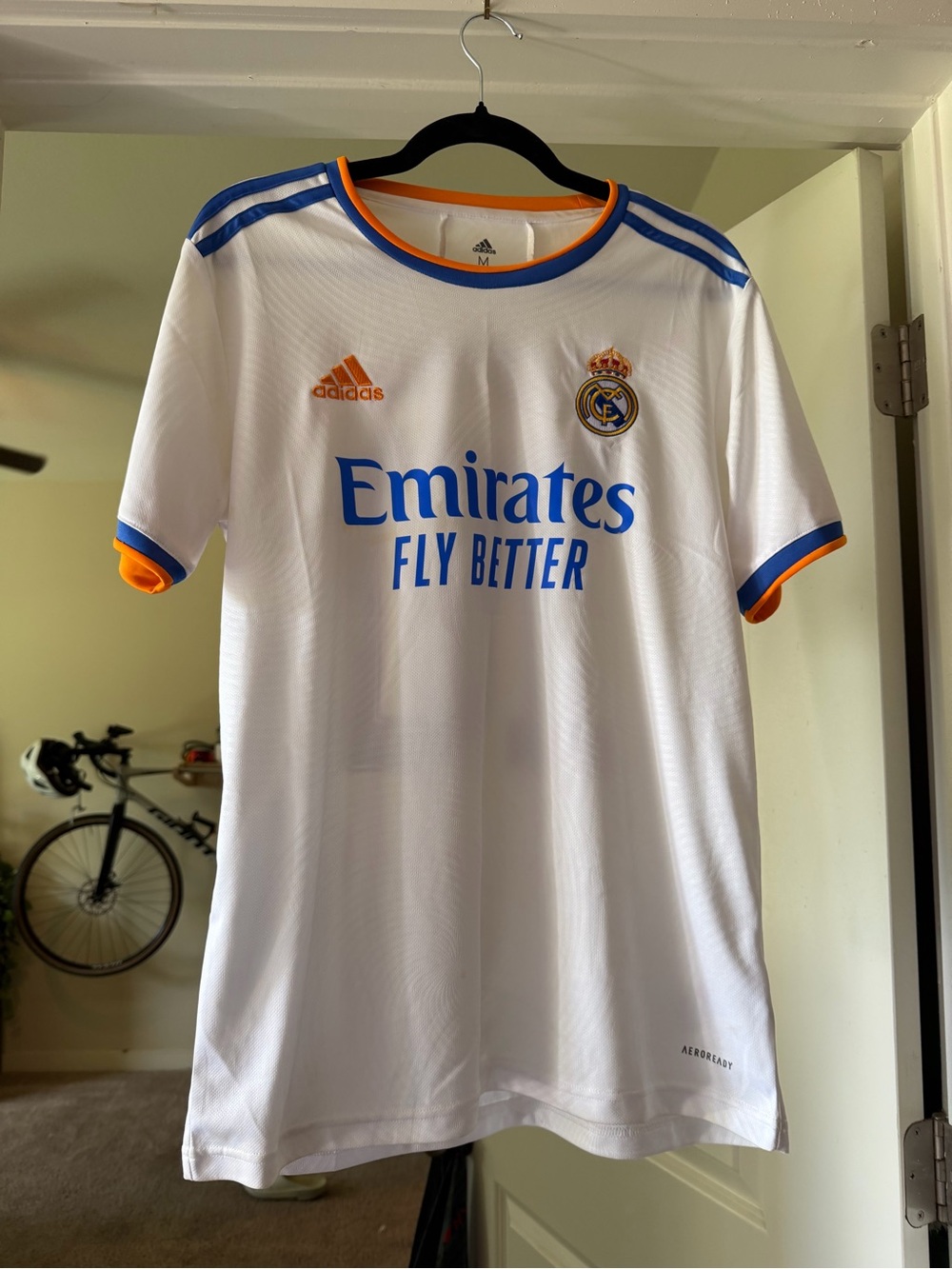 Adidas Real Madrid White & Blue Home Jersey - Luka Modric